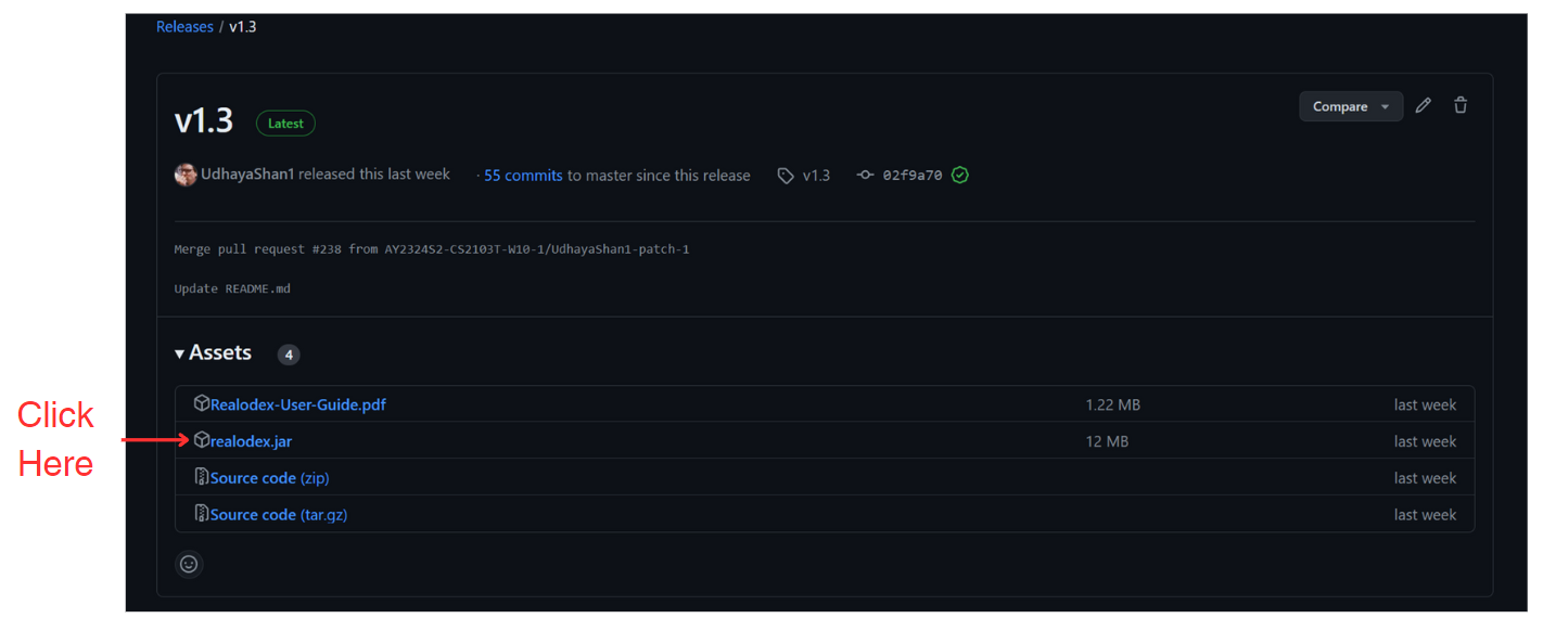 Realodex Release